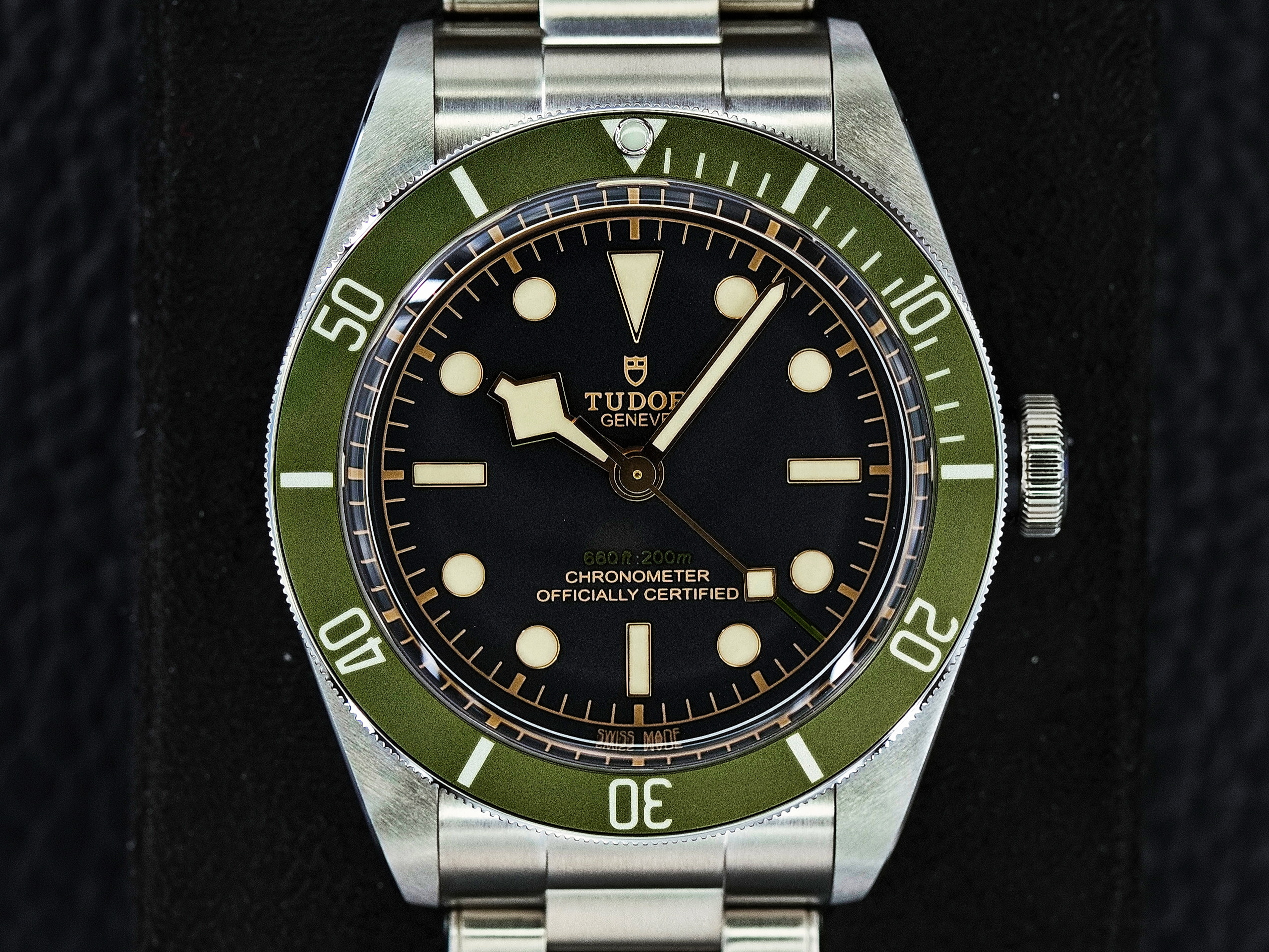 Tudor Heritage79230G Black Bay Harrods Exclusive 41mm Green SS