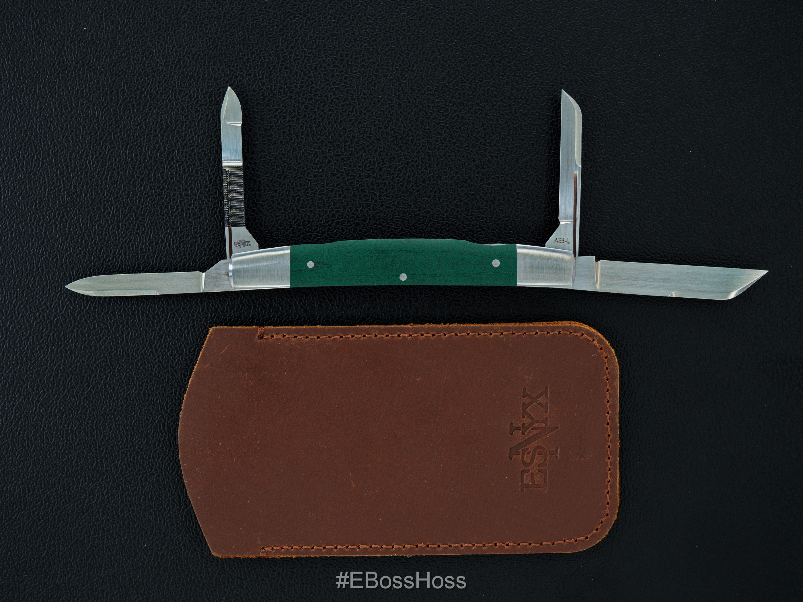 Esnyx Custom Knives Custom Rodgers P.555 Congress by Evan Nicolaides