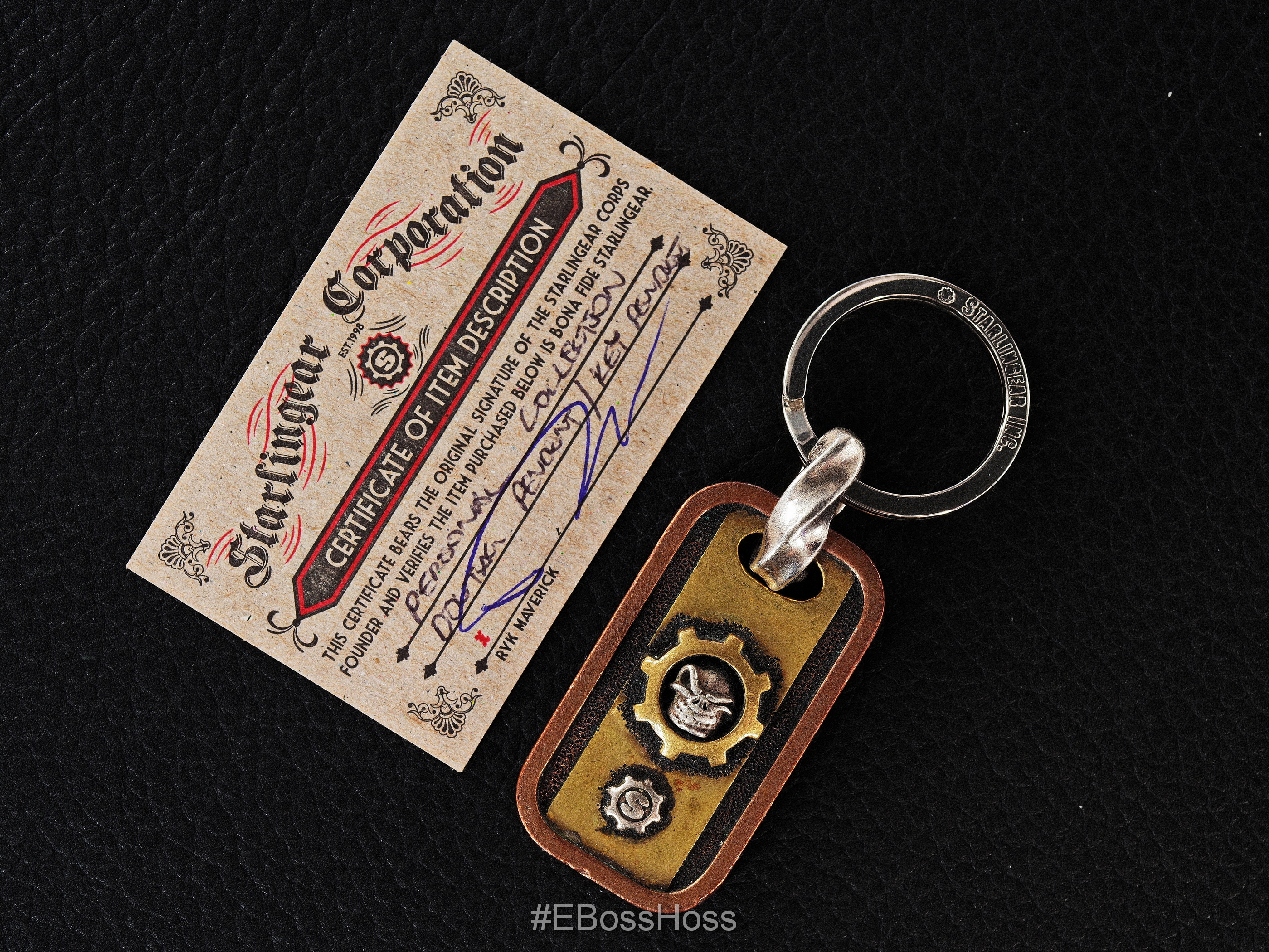 Starlingear Custom Dog Tag Key Pendant