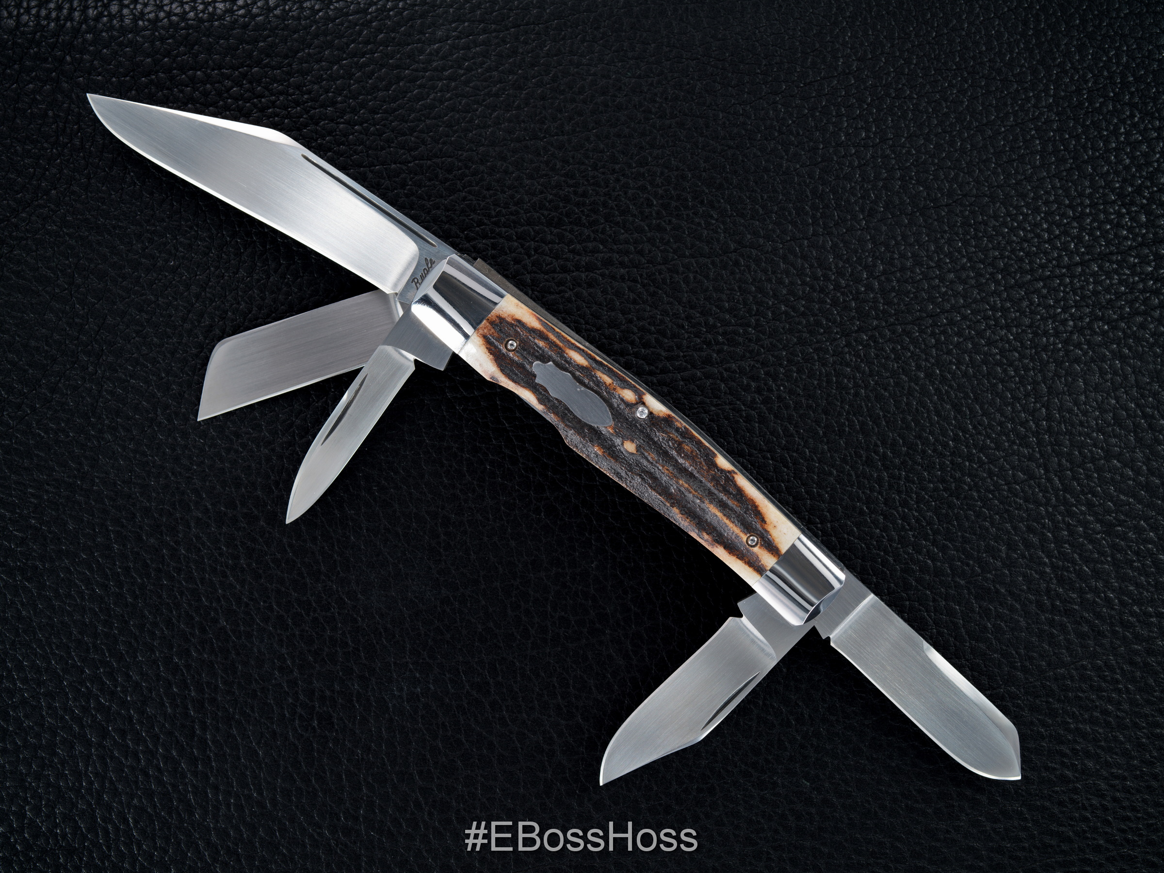 Bill Ruple Custom Large 5-Blade Premium Stockman