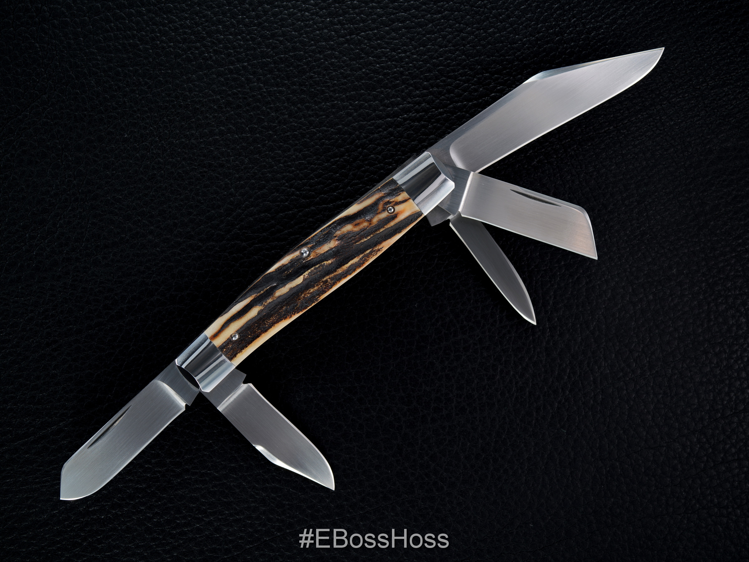 Bill Ruple Custom Large 5-Blade Premium Stockman