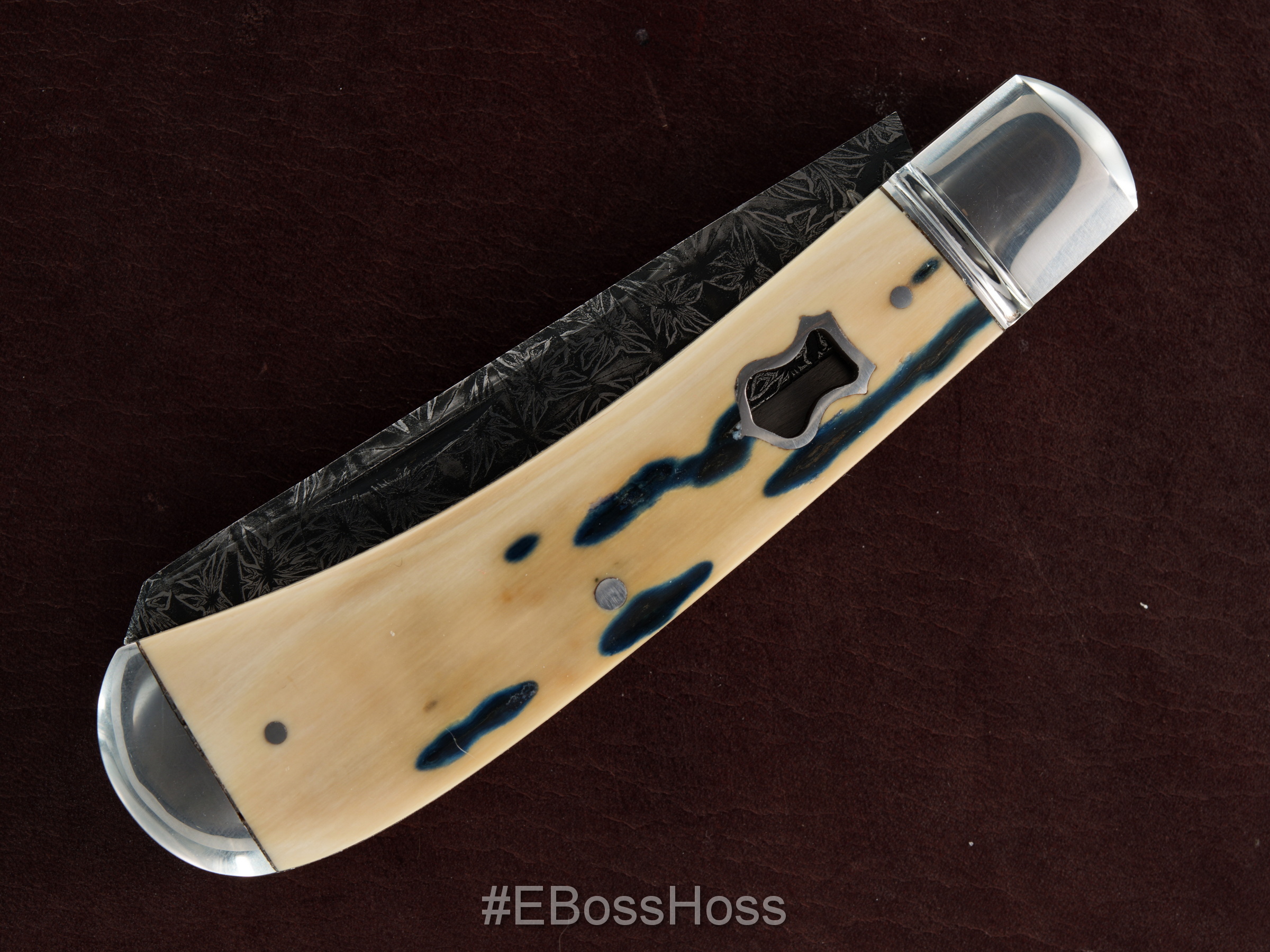 Chris Sharp (Oxford Forge) Custom Single Blade Trapper Slip Joint