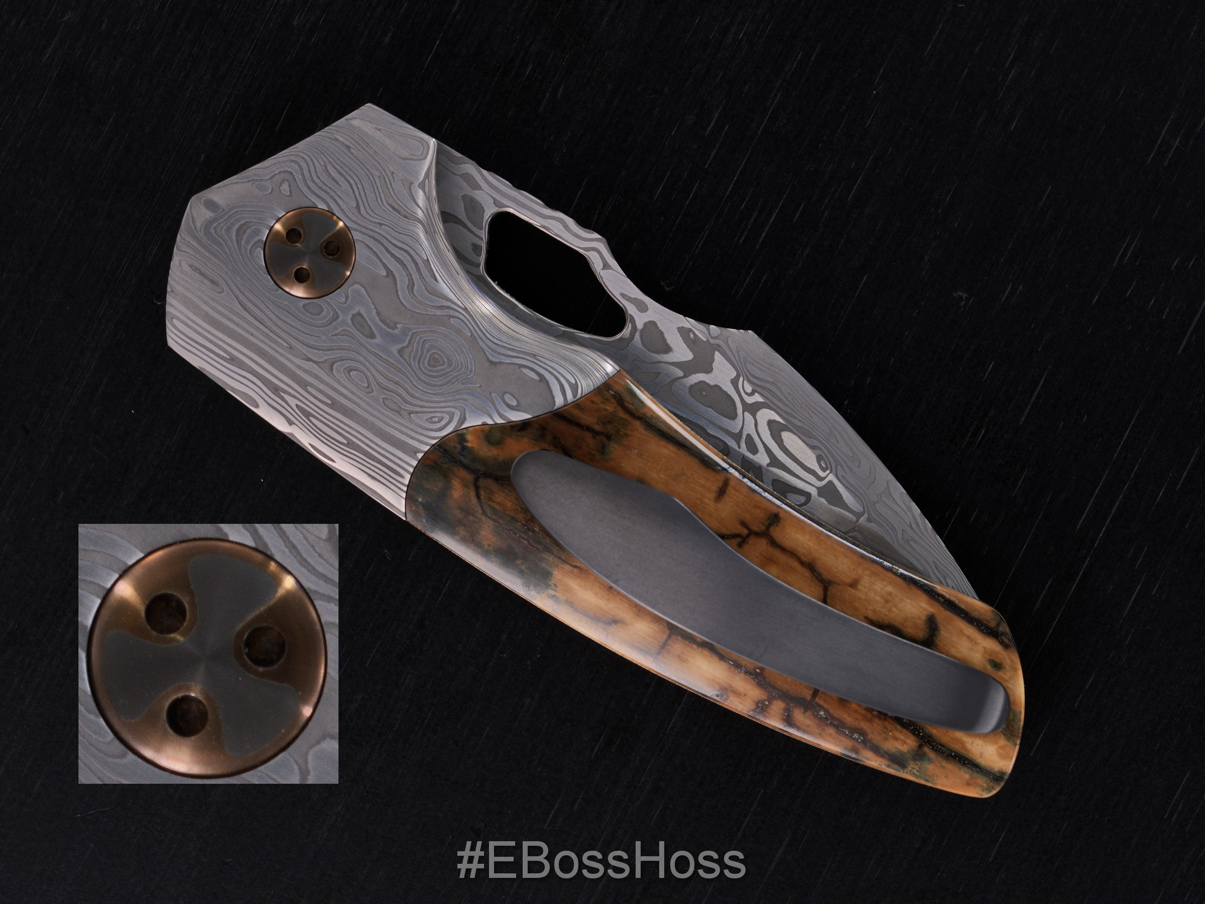 Michael Burch (BurchTree Bladeworks) Custom ""FANCY FRED"" Knife