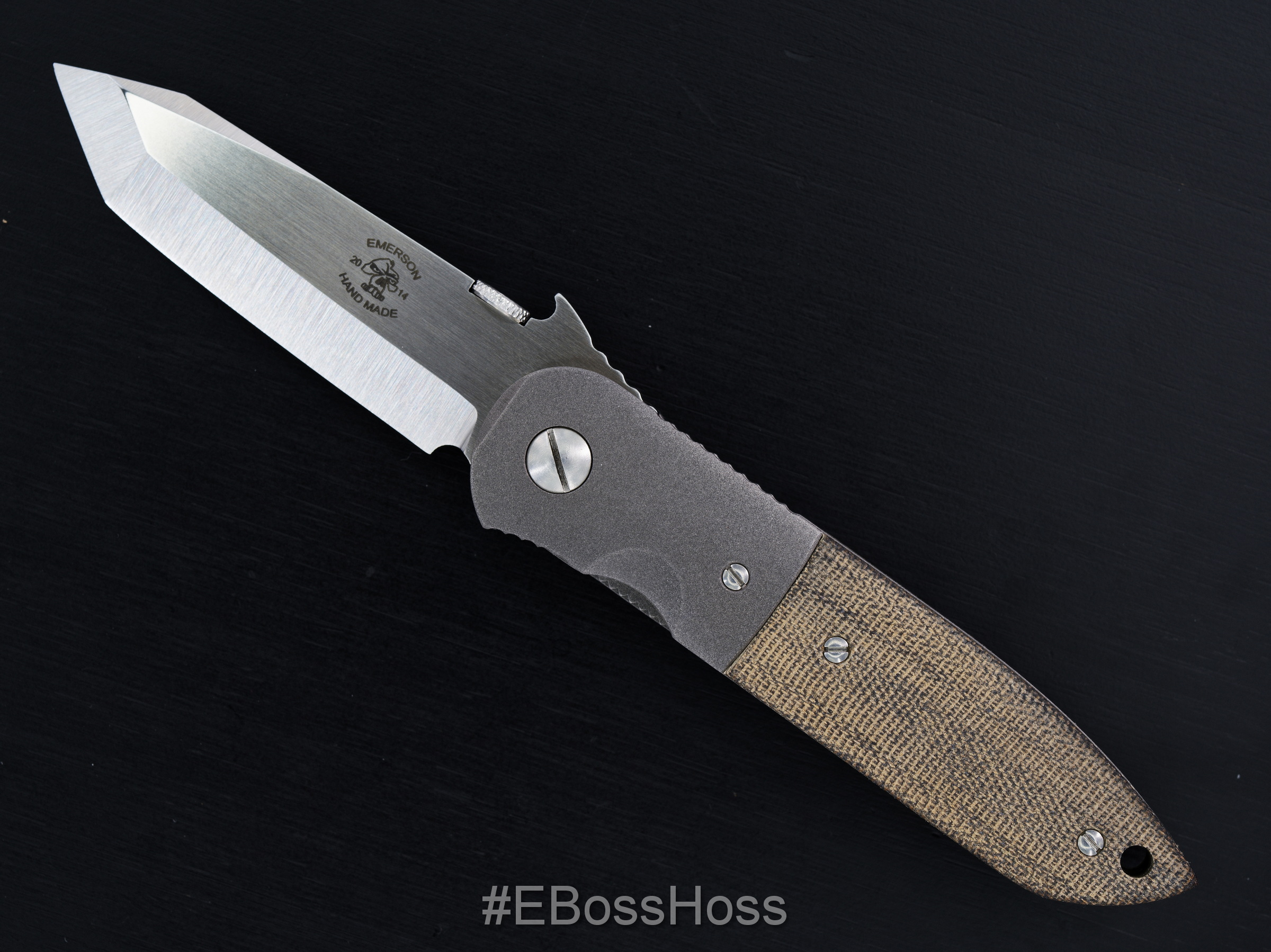 Ernie Emerson Custom CQC-6 Waved - Bad Intent