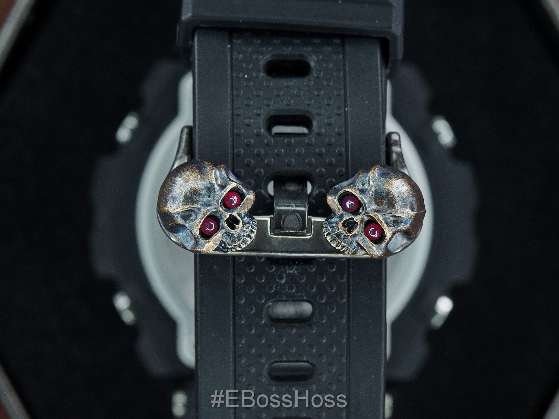 Steel Flame Custom Vigilant Skull G-Shock - by Derrick Obatake