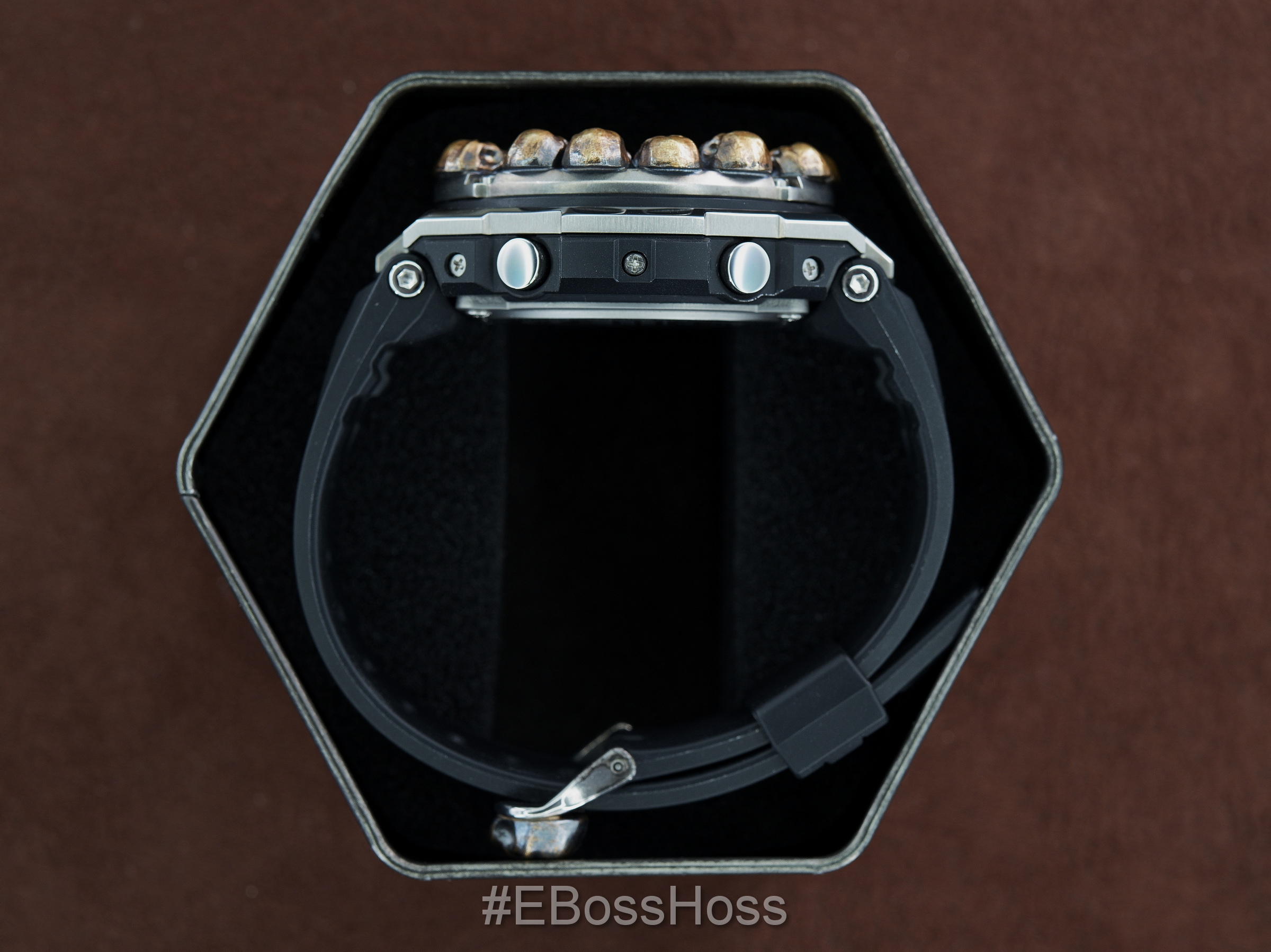 Steel Flame Custom Vigilant Skull G-Shock - by Derrick Obatake