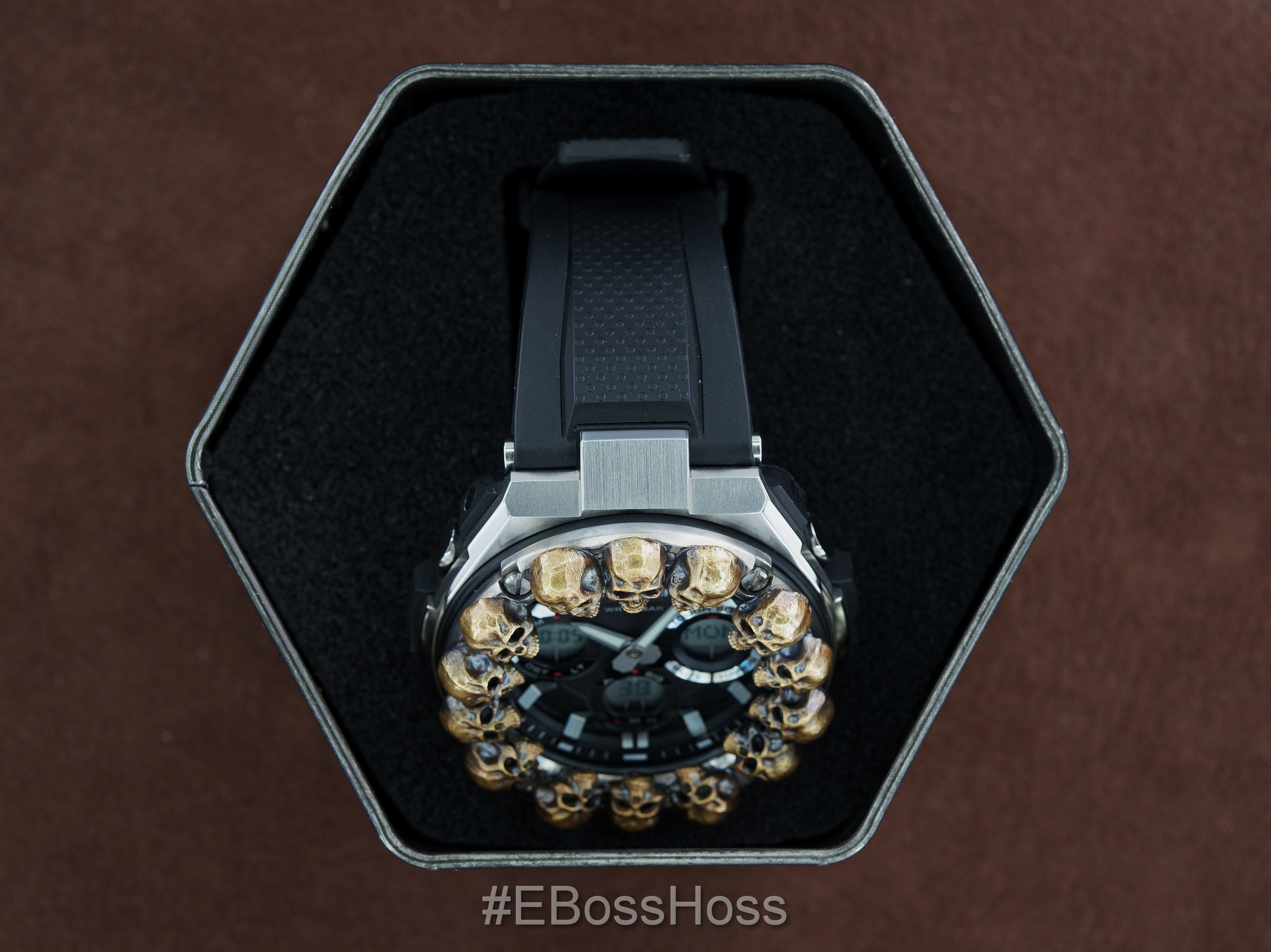 Steel Flame Custom Vigilant Skull G-Shock - by Derrick Obatake