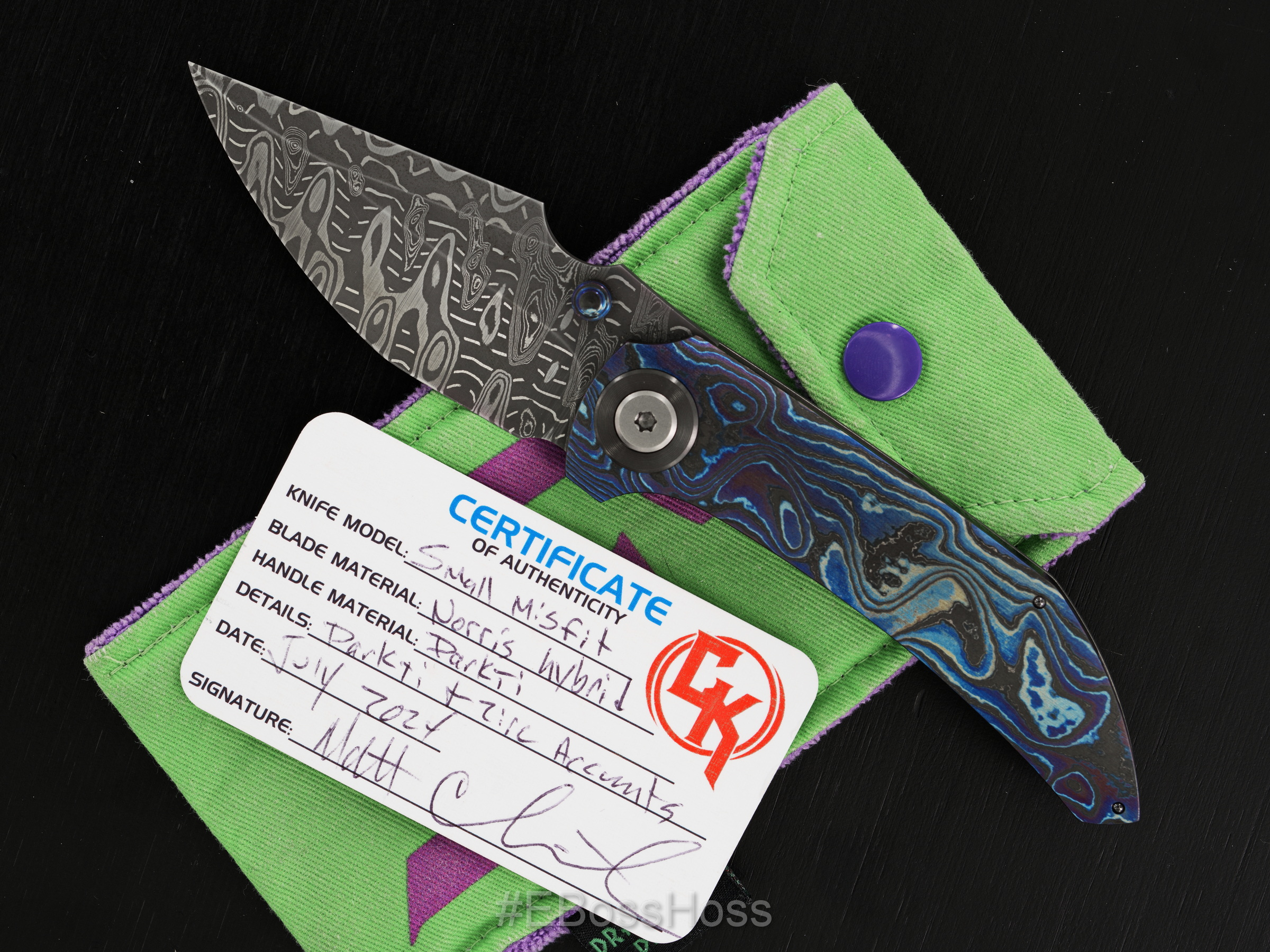 Christensen Knifeworks Custom Deluxe Small Misfit by Matthew Christensen
