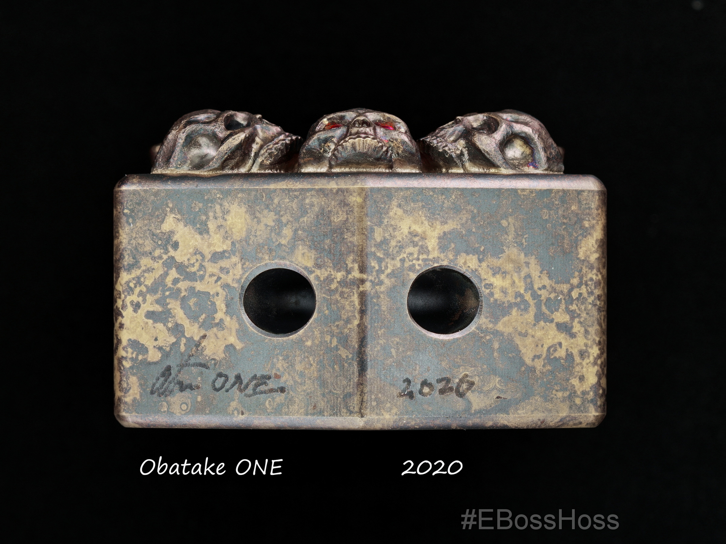 Derrick Obatake Custom ONE Vigilant Warrior Skulls Sledge Ring - Bottle Opener