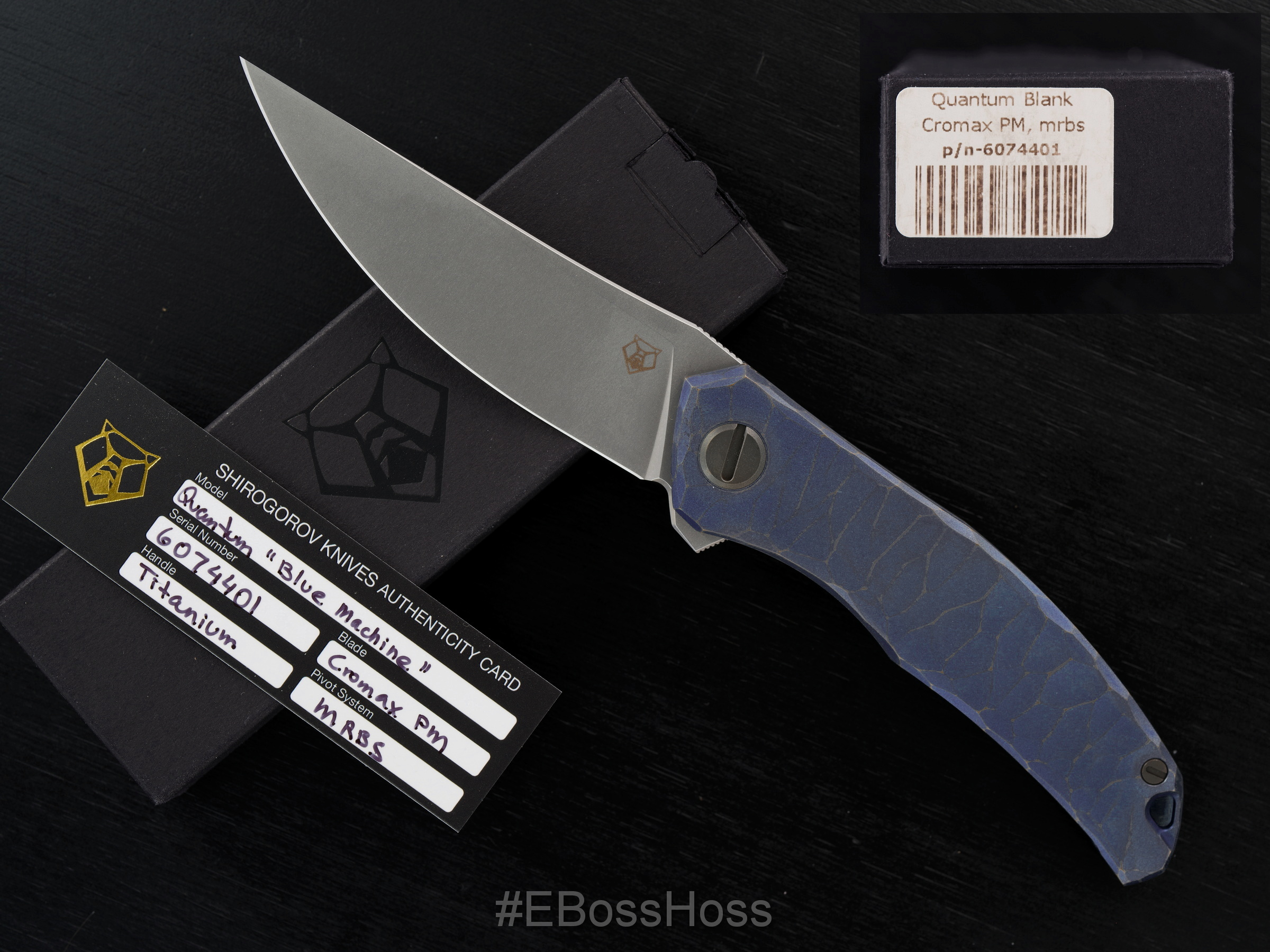 Shirogorov CD Limited Edition Quantum "Blue Machine" Flipper