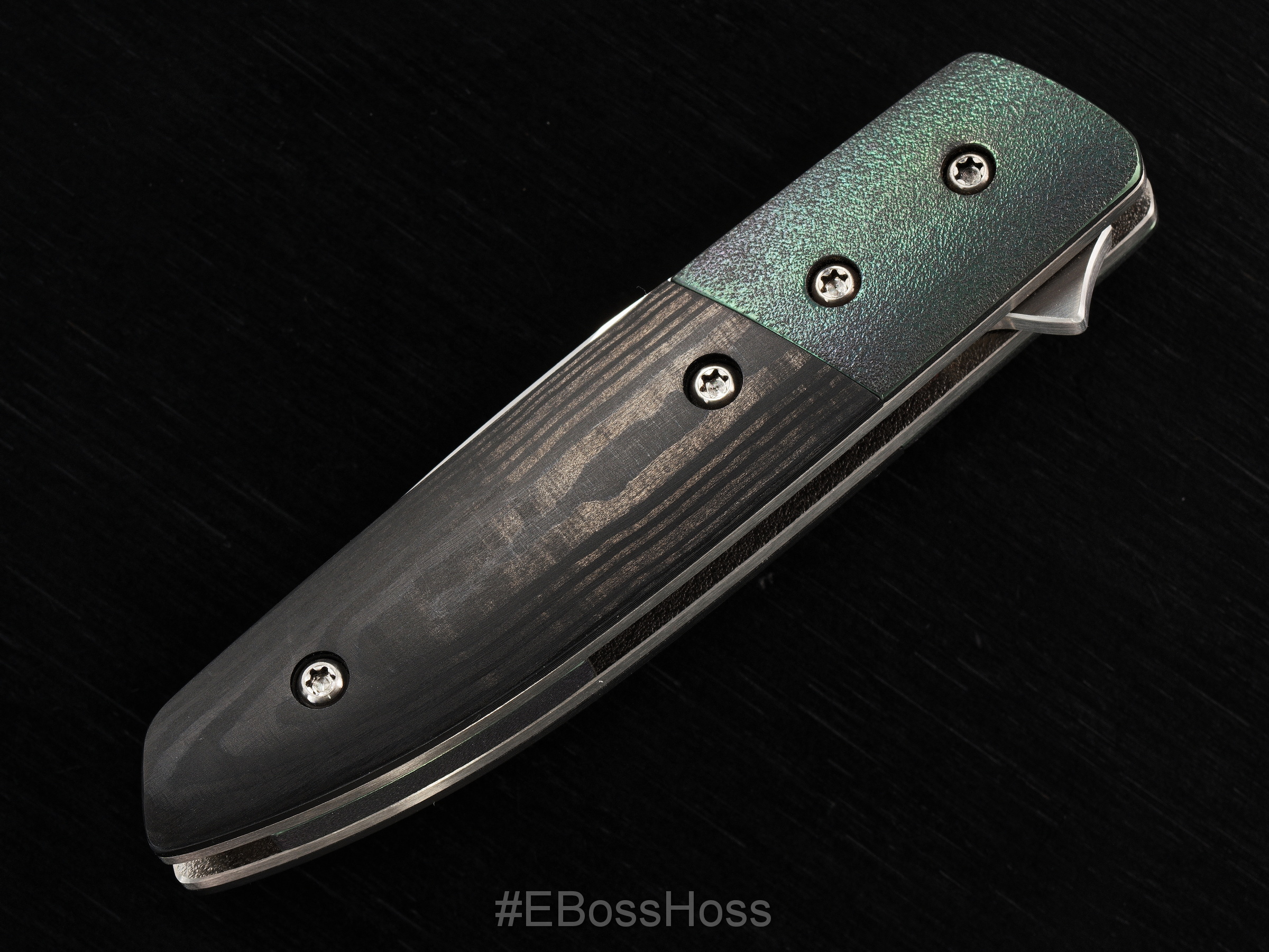 Tom Krein Custom Splinter Linerlock Flipper