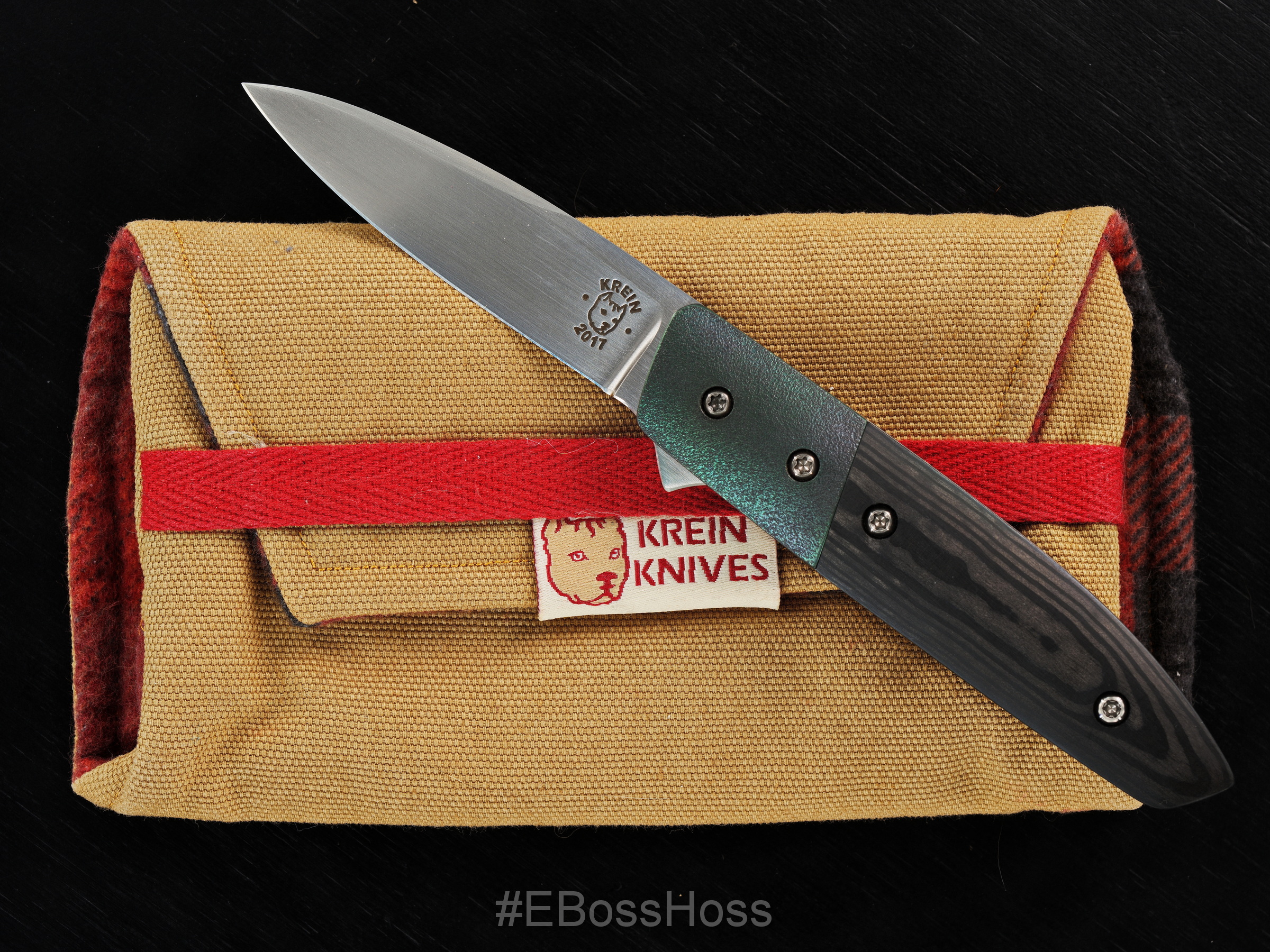 Tom Krein Custom Splinter Linerlock Flipper