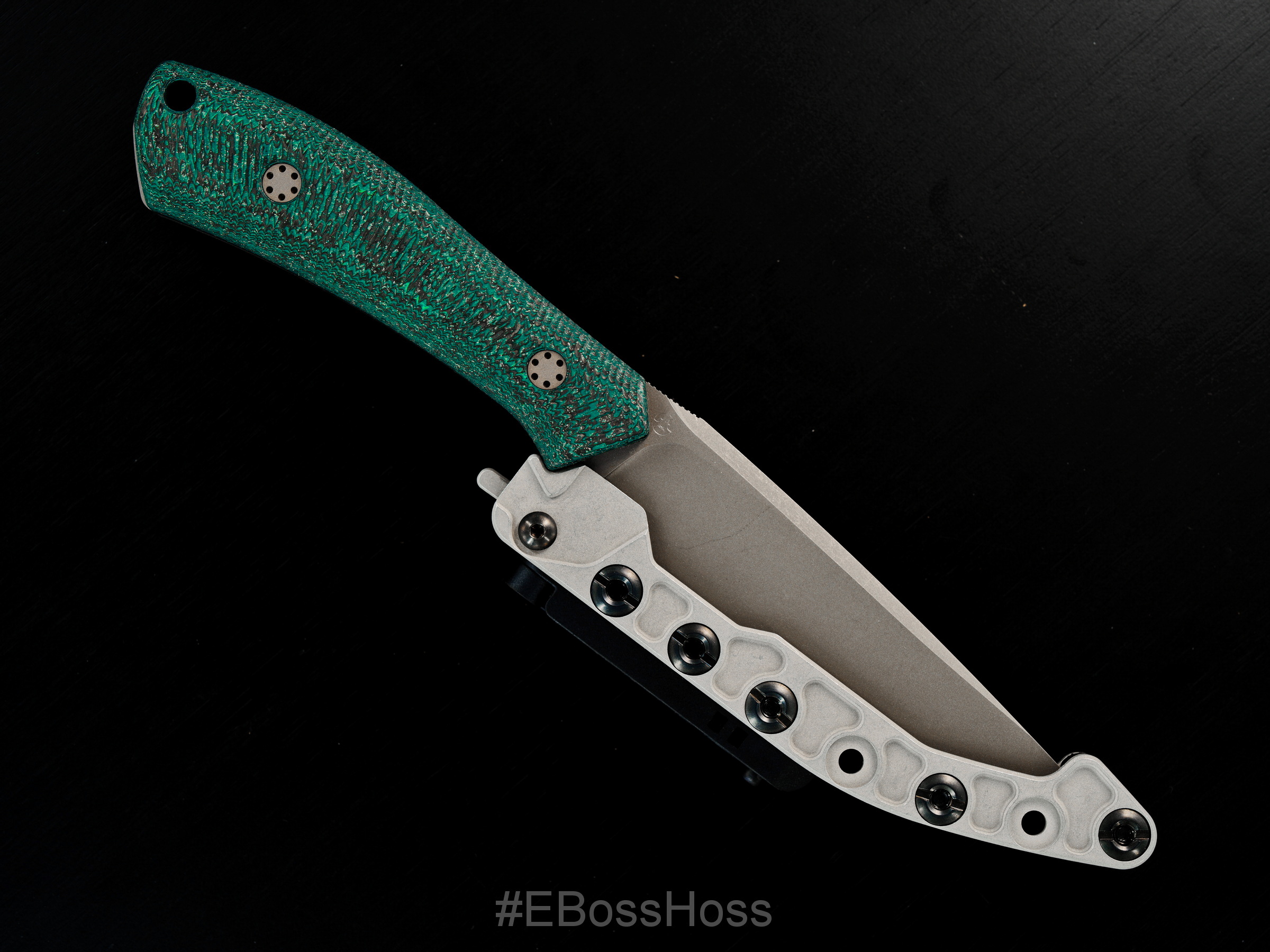 Todd Rexford Custom Massless Fixed Blade with Theta Sheath