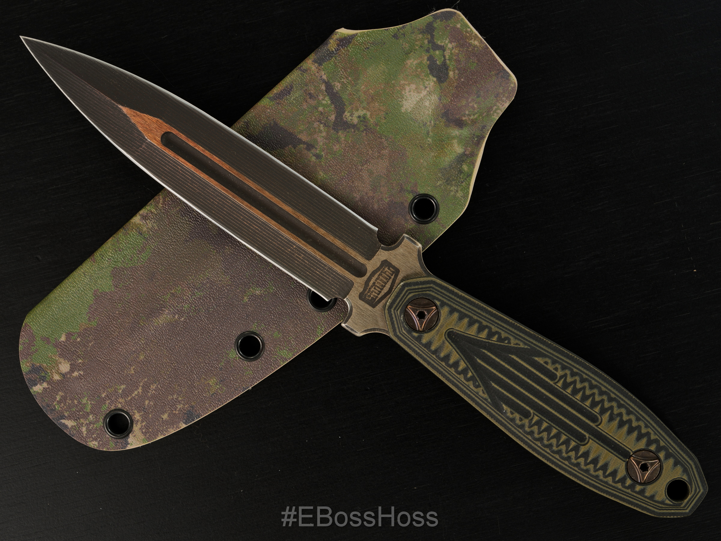 JB Stout Custom Fixed-Blade Stengah Dagger