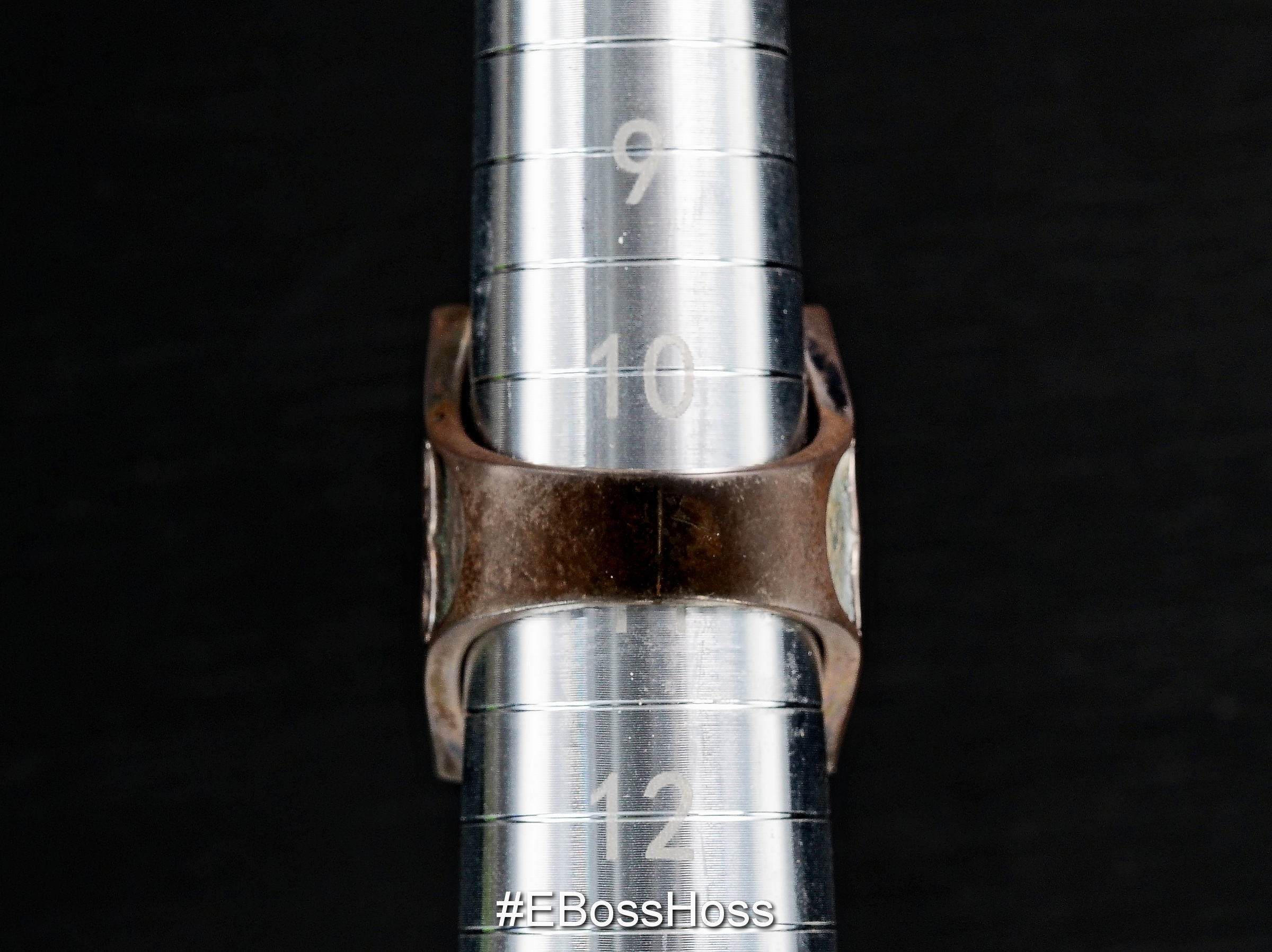 Patina-ed Skull Puncher Ring