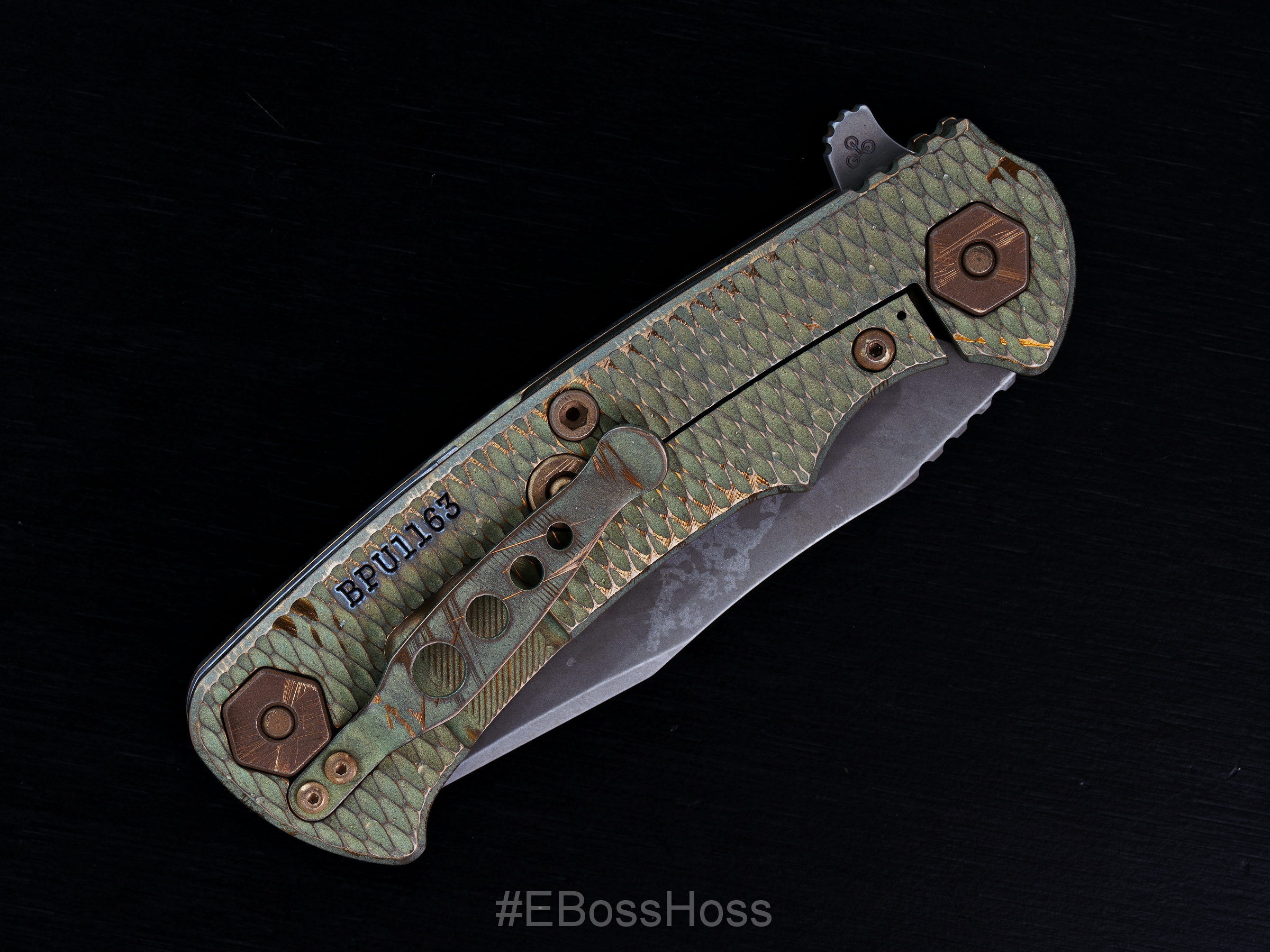 Hinderer Knives BPU Project X Clip Point Flipper
