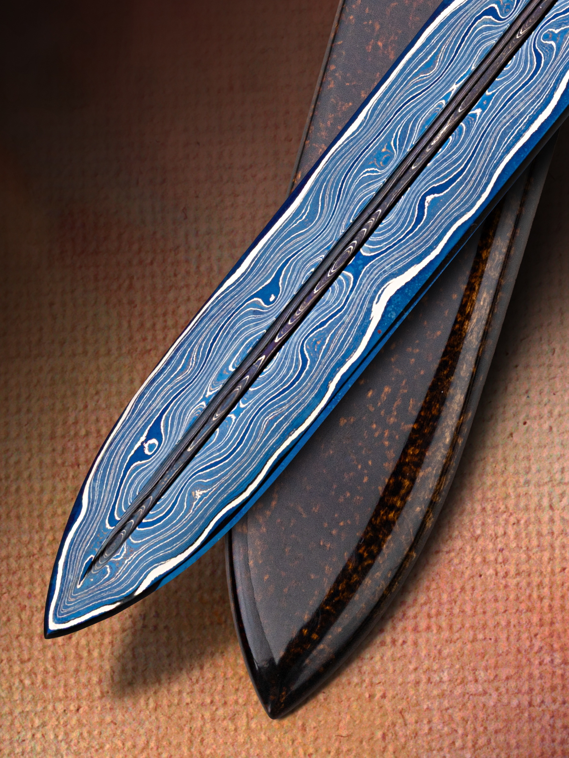 Peter Martin Custom Very Deluxe Dagger and Scabbard