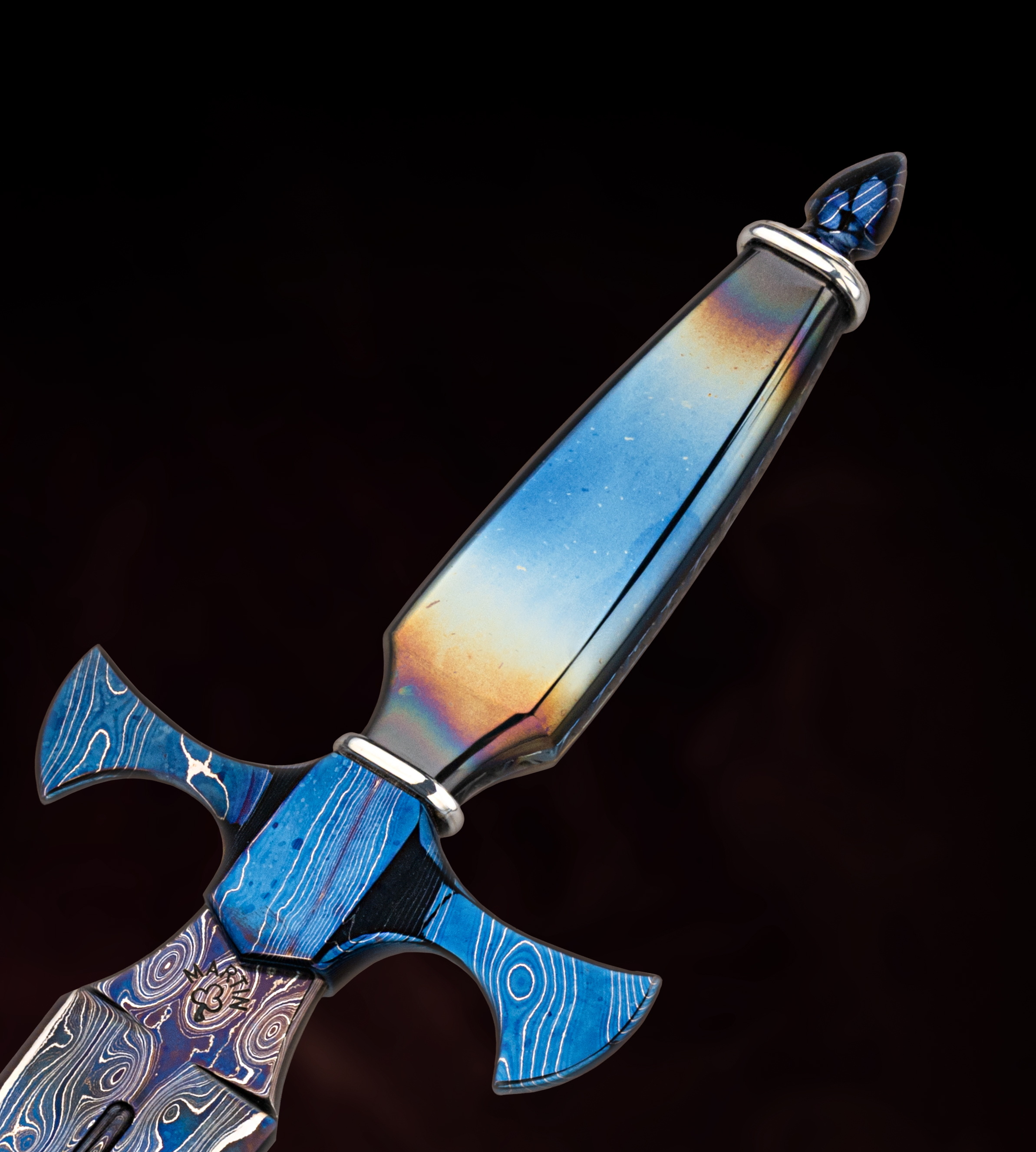 Peter Martin Custom Very Deluxe Dagger and Scabbard