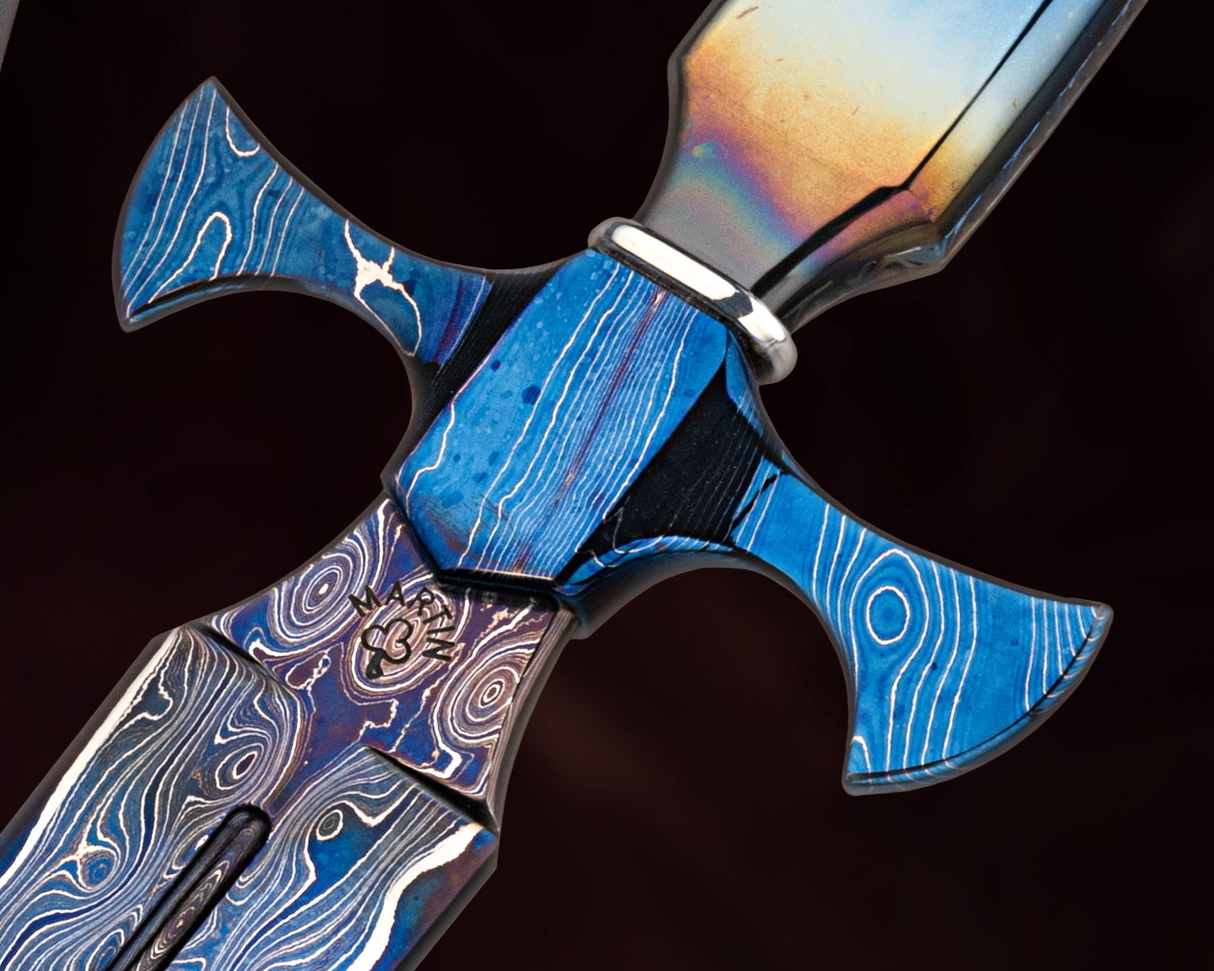 Peter Martin Custom Very Deluxe Dagger and Scabbard