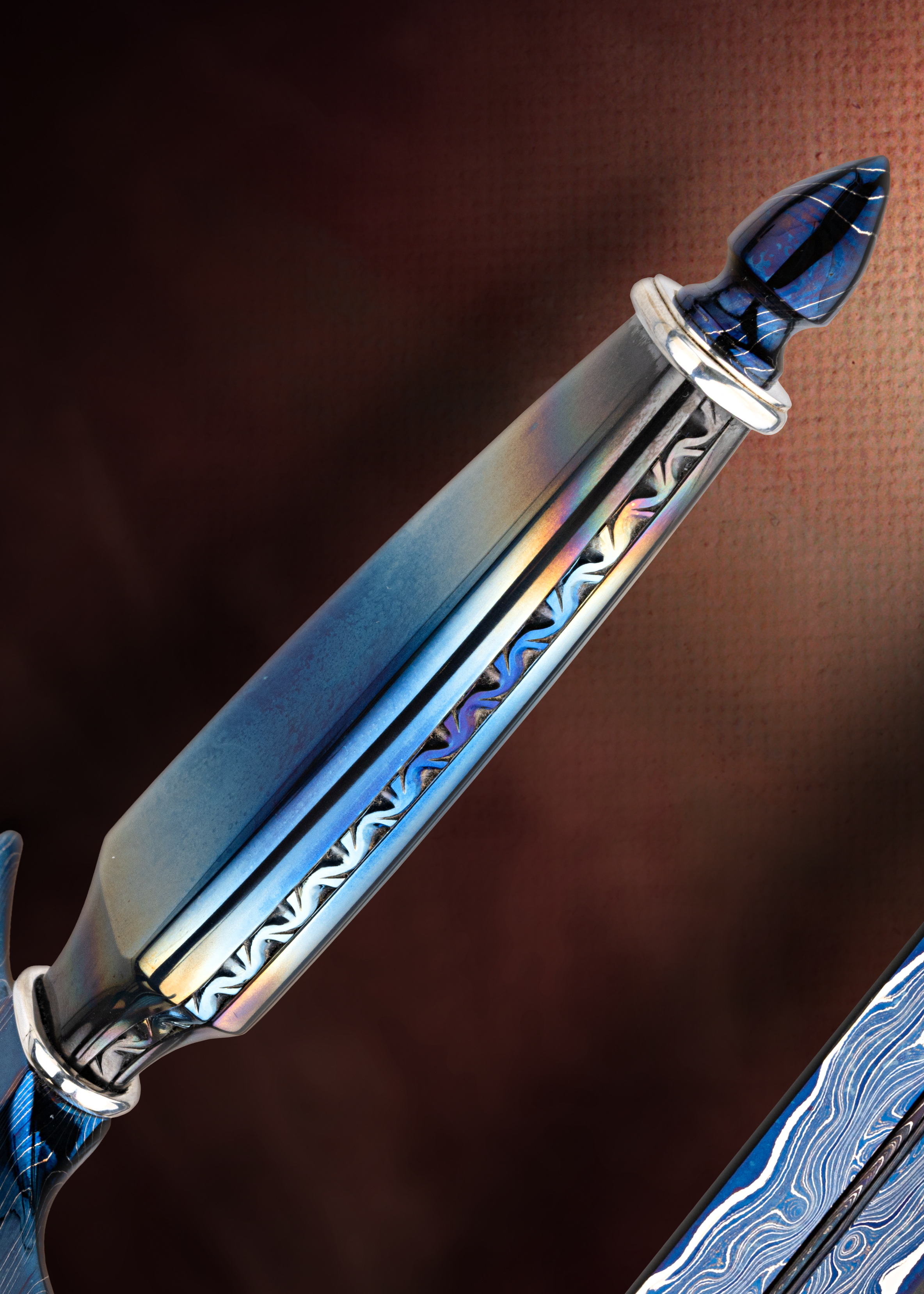 Peter Martin Custom Very Deluxe Dagger and Scabbard