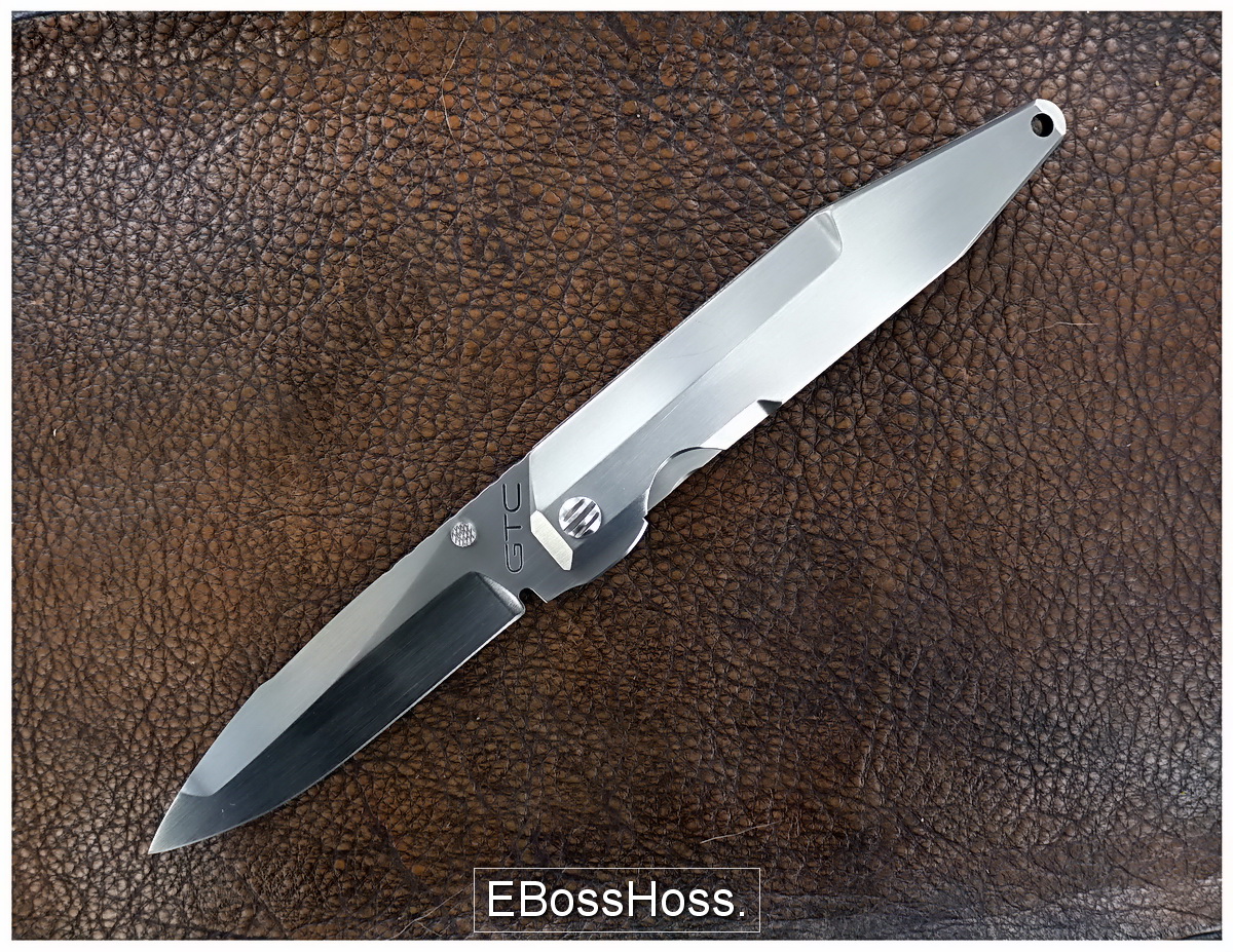 Gustavo Cecchini (GTC Knives) Titanium Prisma Flipper