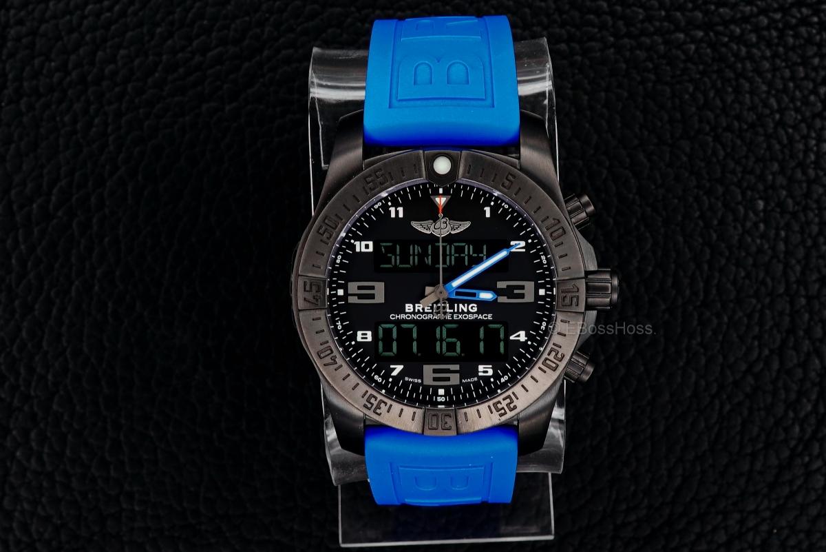 Breitling Exospace B55 Connected with addl. New OEM Strap