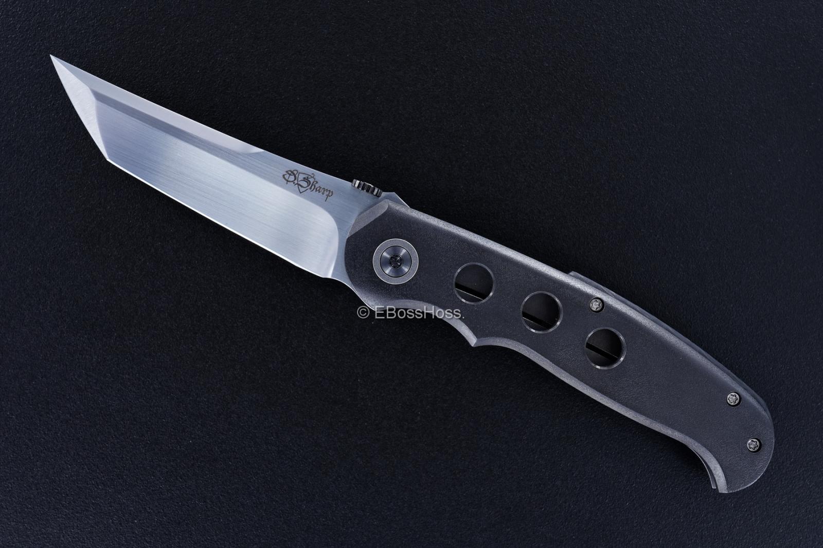 Sharpwerks by David Sharp Custom L&L (Lum & Loveless) Tanto Framelock Folder
