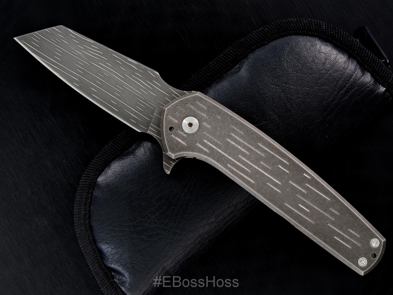 Brad Blount (JBB Knives) Custom Fuse Framelock Flipper